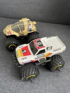ル*ズ様 タミヤ トヨタハイラックス　RCカー　バッテリーなし動作未検証ジャンク タミヤ 電動RCカーシリーズ 1/10RC トヨタ ハイラックス4WD