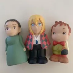 ジブリ 指人形 ソフビ ハウルの動く城 カルシファ マルクル セット フィギュア ジブリ 指人形 ソフビ ハウルの動く城 カルシファ マルクル