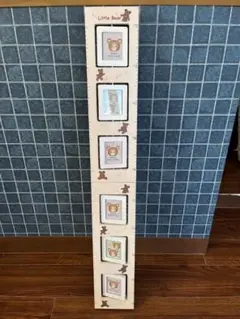 ベアモチーフ 木製フォトフレーム 壁掛け