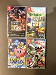 L673 任天堂 Switch ソフト 4本セット 大乱闘スマッシュブラザーズ