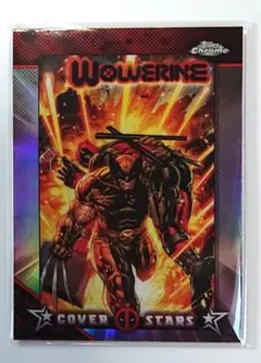 topps デッドプール coverstars wolverine リフラクターのサムネイル