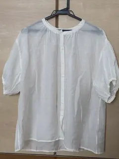 Riche glamour 半袖 ブラウス ホワイト Mのサムネイル