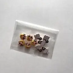 ネイルパーツ スノーマン ラウール 10個セット