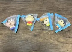 クレヨンしんちゃん ミニソフビフィギュア 4個セット