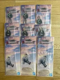 一番くじ 進撃の巨人 E賞　アクスタ3種類　9点セット　おまけ付け