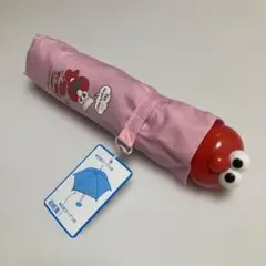 エルモ折りたたみ傘 ピンクUSJ 反射テープ付き