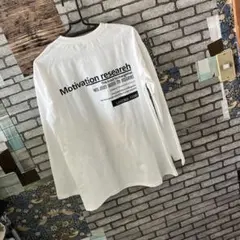 ロゴtシャツ長袖