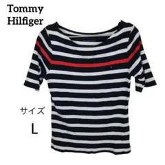 TommyHilfiger ボーダー半袖Tシャツ L レディースのサムネイル
