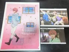 Free! クリアファイル イラストカード 鴫野貴澄 ３点セット