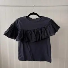 yori ヨリ ダブルフレアカットソー ぺプラムTシャツ - メルカリ
