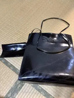 Salvatore Ferragamo 巾着型 リュック レザー×ラタン - メルカリ