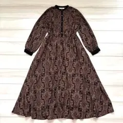 URBAN RESEARCH Sonny Label ダマスクプリントワンピース