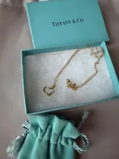 TIFFANY & CO. オープンハート ネックレス 18K