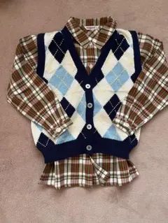 ファミリアシャツ、カーディガン