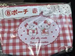 Lil ala mode×サンリオキャラクターズ 当りくじ【ポーチ（赤）】