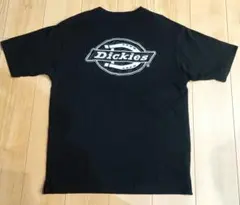Dickies ディッキーズ Tシャツ バックプリント 刺繍ロゴ 黒 M