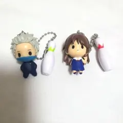 呪術廻戦0　ラウンドワン　ミニフィギュアストラップ　2点　まとめ売り