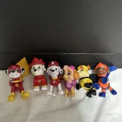 パウパトロール アクションフィギュア　ベーシックビーグル　デュプロ6体セット