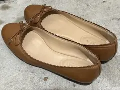 ラルフローレン　バレエシューズ 24センチJayna レザー