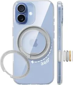 iPhone 15 Pro ケース マグネット搭載 MagSafe対応 クリア