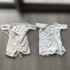 ベビー長肌着2点セット