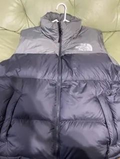 THE NORTH FACE ダウンベスト L グレー/ネイビー