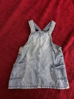最終価格！H&M デニムジャンバースカート 80size
