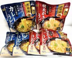 井村屋　レンジで簡単！カレーうどんの素・明太かきたまうどんの素　6袋のサムネイル