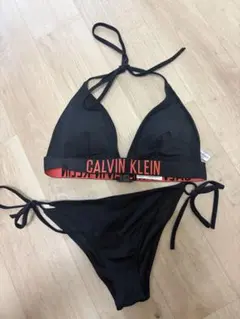 新品】カルバンクライン 水着 ビキニ 上下セット黒系 XS - メルカリ