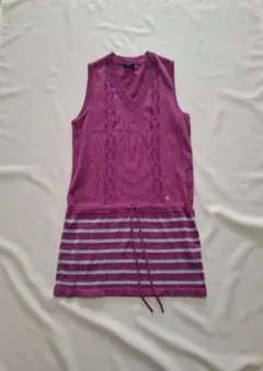 Munsingwear マンシング ゴルフ ノースリーブ　ワンピース　L