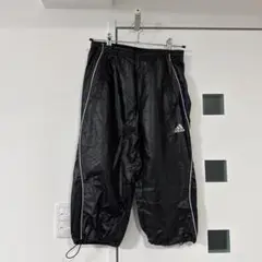美品　adidas ジャージパンツ 黒 サイドライン　Mサイズ　ランニング　ジム