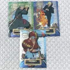 ワンピース ONEPIECE メタリックシート ゾロ サンジ フランキー