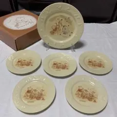 DAI-ICHI LIFEくまのプーさん ノベルティグッズ お皿　6枚セット