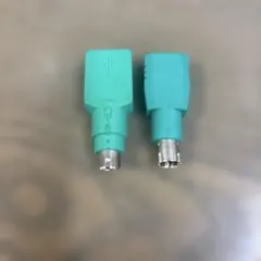 USB変換コネクタ 水色 オス-メス