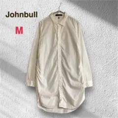 ジョンブル サイドギャザー ロングシャツ M 日本製 綿100% ユニセックスのサムネイル