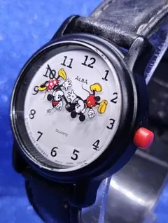 m*8様 稼働品 SEIKO ALBA ミッキーマウス 腕時計 クォーツ 電池交