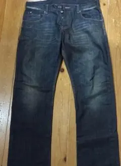 Dr denim jeansmakers ダークブルー ストレートジーンズのサムネイル