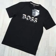 【新品】ヒューゴ・ボス BOSS メンズ トップス 半袖 Tシャツ 黒色