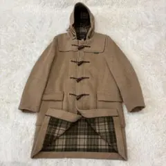 グローバーオール　XLサイズ　ダッフルコート　菅田将暉　キャメル　裏地チェック 菅田将暉さん着用】グローバーオールのダッフルコート モンティ
