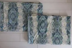 ペイズリー柄 あったか掛け布団カバー シングル 2枚 西川産業 フリース ボア