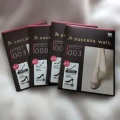 success walk パンプスインソックス 003 ブラック M　4点セット