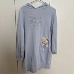 SLAP SLIP スラップ スリップ　アニマル耳フード付きワンピース　110