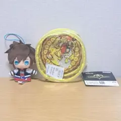 キングダム ハーツ ダイブ・トゥ・ハート ポーチ&指パペット セット《イエロー》