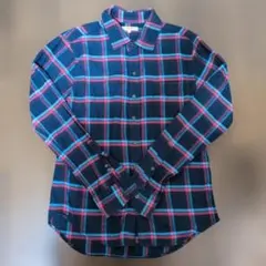 GLOBAL WORK チェック柄ネルシャツ メンズ Sサイズ