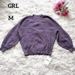 【グレイル 】GRLニット セーター パープル Mサイズ レディース秋冬
