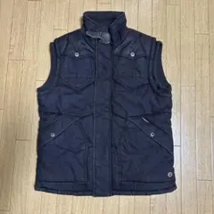 G-Star RAW/ジースターロウ/コットン/デニム/中綿ベスト/ロゴ/黒のサムネイル