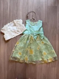 キャサリンコテージ 110 ドレス 発表会 ボレロ・カチューシャ・ネックレス付き