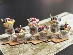 ［限定1セット］３種のマーブルスイーツセットミニチュアスイーツ　フェイクスイーツ