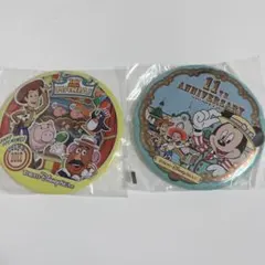 トイストーリー　缶バッジ　2個セット