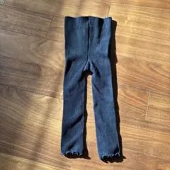 ネイビー　ベビーリブレギンス　スパッツ　85のサムネイル